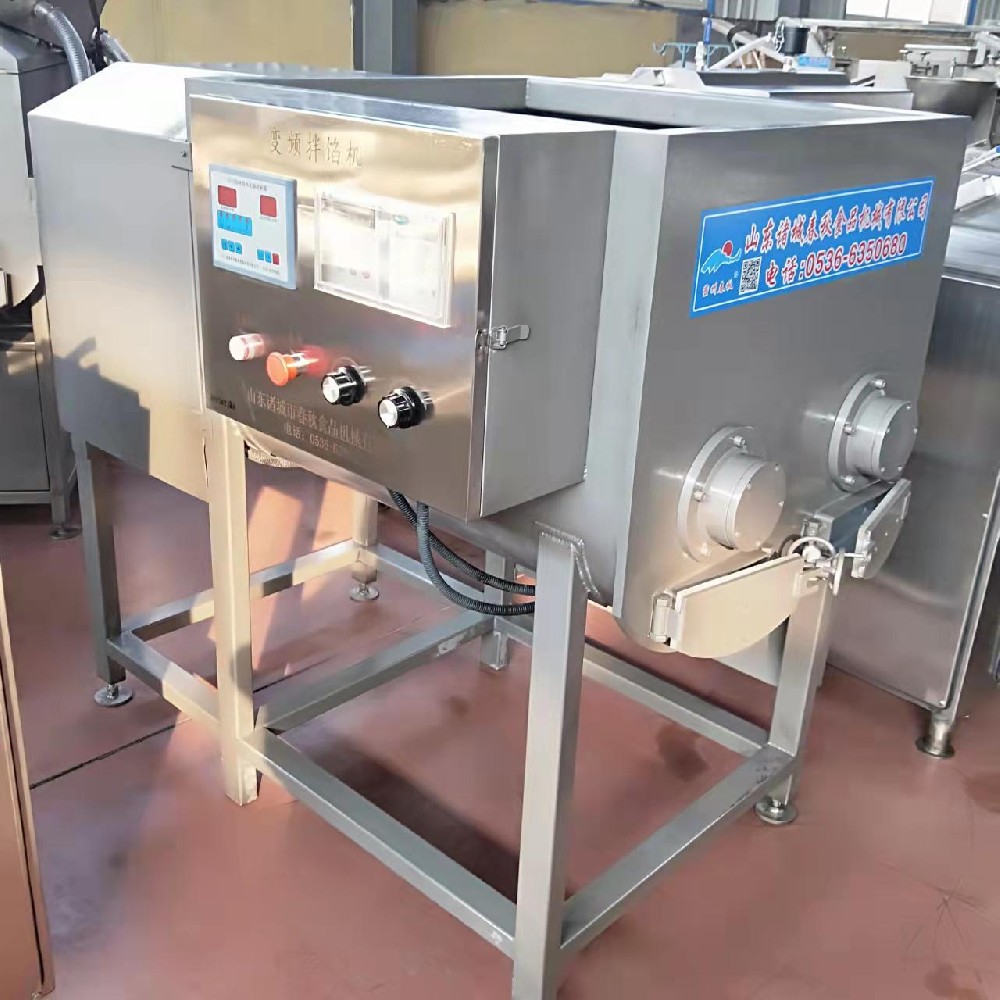 常壓拌餡機和真空拌餡機有什么差別  真空拌餡機有哪些好處 大型真空拌餡機搭配自動提升機 全自動真空拌餡機